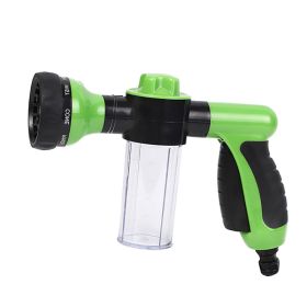 1pc Bubble Water Gun; High Pressure Car Wash Water Gun; Household Car Wash Bubble Gun; Plastic Pressure Garden Hose Nozzle Foam Gun