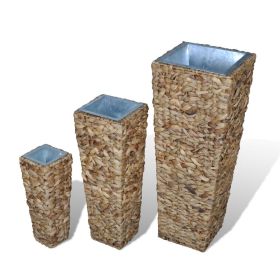 Water Hyacinth Planter Set Natural