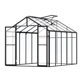 VEVOR Polycarbonate Greenhouse 8 x 10 Ft Outdoor Walk-in Greenhouse for Garden